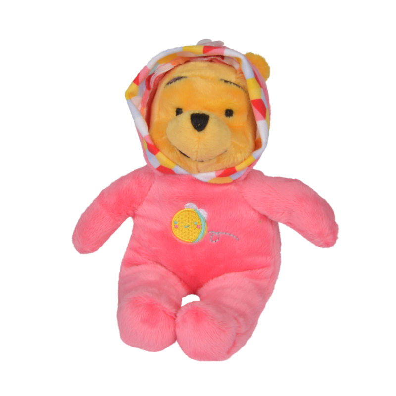  winnie lourson peluche pyjama rose abeille 20 cm 